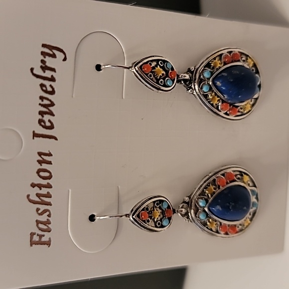 Pair of Dangle Pierced Earrings - Picture 1 of 4